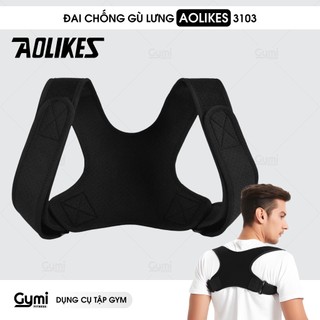 Đai đeo chống gù lưng aolikes 3103, cố định xương đòn, chống gù lưng, vẹo cột sống