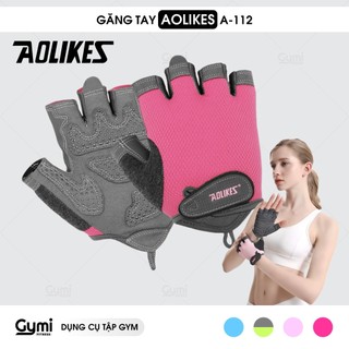 Găng Tay Aolikes A112 - Găng Tay Tập Gym Thể Thao Nam Nữ Cao Cấp Chính Hãng