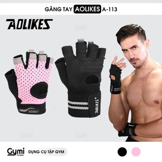 Găng Tay Aolikes A-113 | Găng Tay Nam Nữ Tập Gym, Tập Thể Thao Chính Hãng