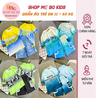 Bộ 3d bé trai bé gái thun lạnh in hình hoạt hình đẹp