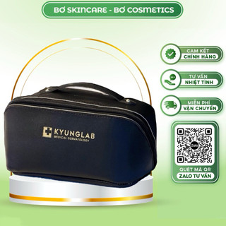 Túi đựng mỹ phẩm Kyunglab Gift Bag, túi da đựng mỹ phẩm nhiều ngăn