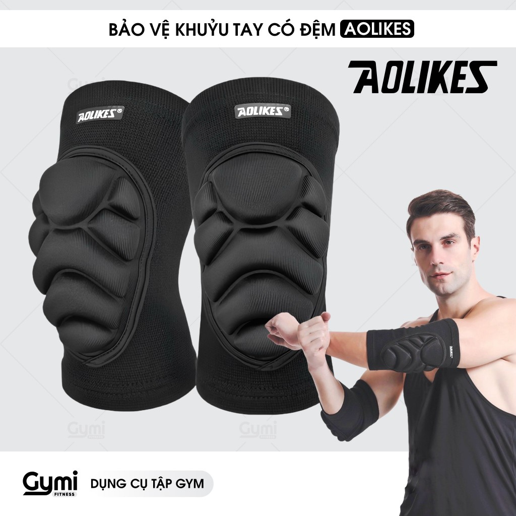 Bộ Đôi Bảo Vệ Khuỷu Tay Có Đệm Tránh Chấn Thương Aolikes A-0245 - Phù Hợp Tập Gym