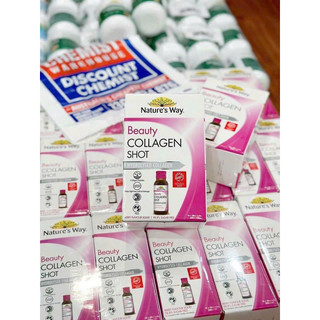 Collagen Dạng Nước - Beauty Collagen Shot Nature’s Way tem chemist