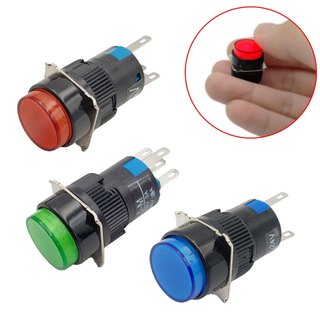 Nút nhấn nhả có đèn AL6-M 24V
