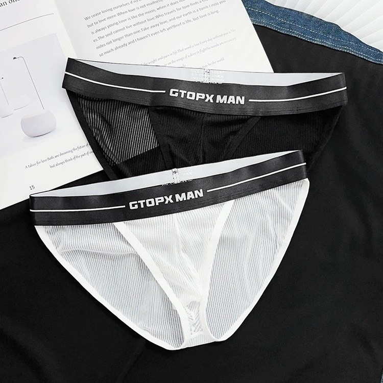 Quần Lót Nam Tam Giác Hở Sườn GTOPX MAN Thun Lưới