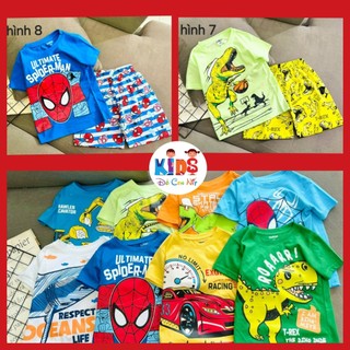 Bộ thun cotton mềm mát cho bé trai - Đồ bộ trẻ em