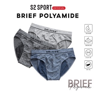 Quần lót nam S2 SPORT sịp tam giác dệt liền co giãn, ôm khít thoáng mát kháng khuẩn khử mùi - SBF01