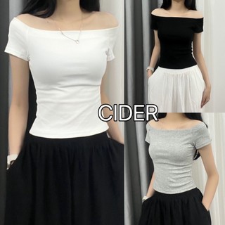 Áo croptop nữ dáng dài trễ vai mặc 2 kiểu dễ phối đồ