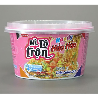 Mì bát cốc hảo hảo trộn tôm chua cay 93g