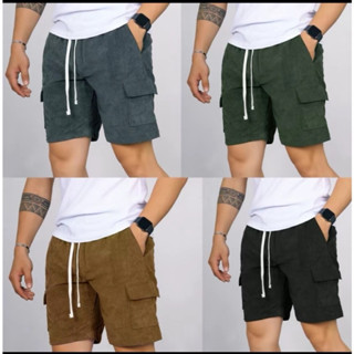  Quần short đùi nam túi hộp chất vải Nhung Tăm cao cấp dày dặn lên dáng đẹp 