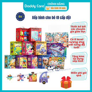 Bộ xếp hình cho bé Mideer Puzzles Level Up, Đồ chơi giáo dục trẻ em từ 1,2,3,4,5,6,7 tuổi