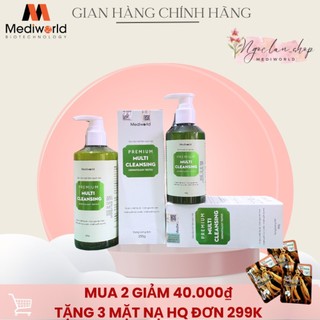 Sữa rửa mặt bio premium multi cleansing - mediworld chính hãng