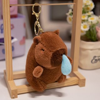 Móc khoá Capybara GẤU BÔNG LABUBU 13cm chảy nước mũi [Móc khóa Nước mũi kéo được]