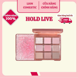Bảng phấn mắt 9 ô hold live powdery ripple