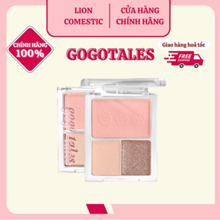 [GOGOTALES] Bảng Mắt Má Hồng Highlight 3 Ô GOGO TALES Sweet Diary (GT644)