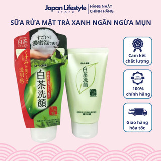 Sữa Rửa Mặt Trà Xanh Ngăn Ngừa Mụn Dạng Kem Nội Địa Nhật Bản 120g - SAKUKO