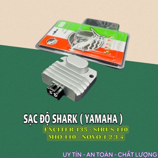 Sạc độ lớn SHARK cho xe Exciter 135, Sirius, Mio, Novo 1 2 3 4 chính hãng