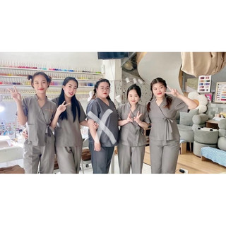 Đồng phục spa, thẩm mỹ viện chất cottong lạnh