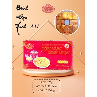 Bánh Đậu Xanh Xuất Nhật Rồng Vàng Minh Ngọc A11 370g - Đặc Sản Hải Dương
