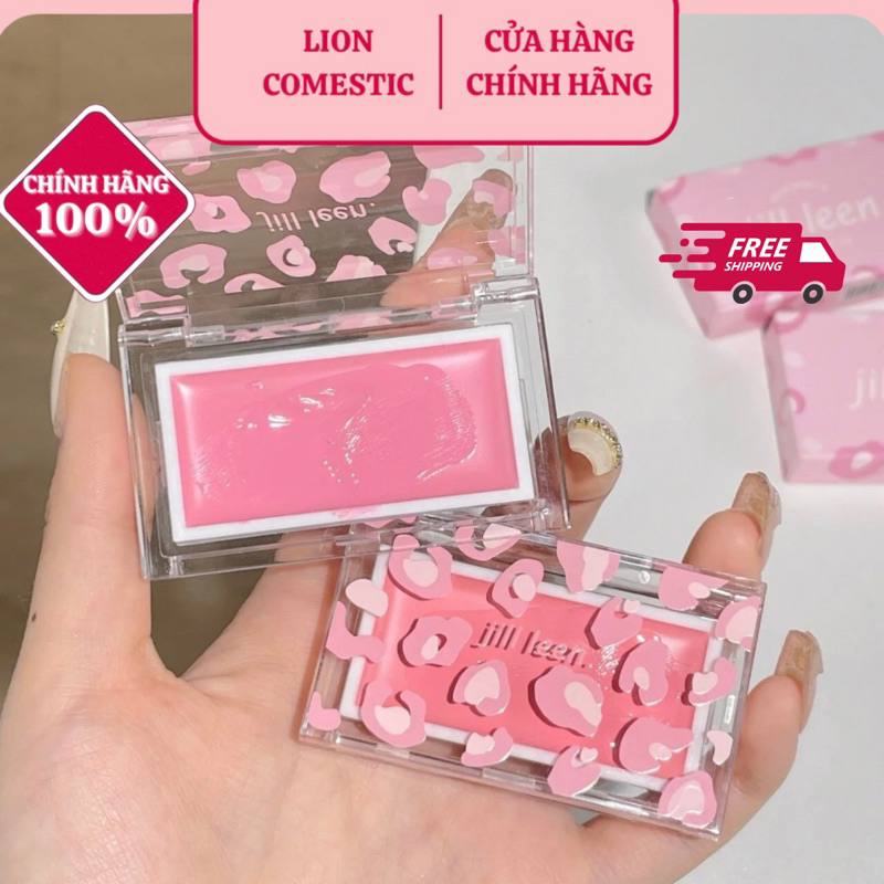 [JILL LEEN] Má Hồng Kem Jill Leen Màu Siêu Xinh, Tự Nhiên Chuẩn Màu Sáng Da