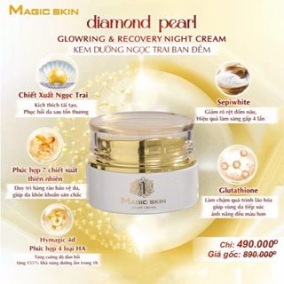 Kem dưỡng ngọc trai ban đêm magic skin