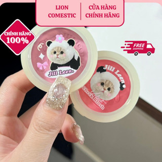 JILL LEEN - Phấn Má Hồng Màu Đào Jill Leen Ngọc Trai Mờ Lấp Lánh Không Thấm Nước Làm Sáng Tông Màu Da