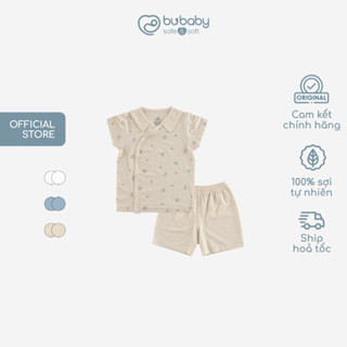 Bộ quần áo ngắn tay cài chéo cổ Peter Pan Gami cho bé sơ sinh từ 1 đến 9 tháng - Bambus BBB1308PP | Quần áo BU Baby
