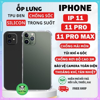 Ốp iphone 11 / 11 pro / 11 pro max bảo vệ cam, chống sốc, trong suốt, silicon