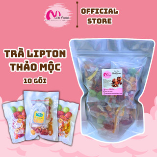 Zip 10 gói trà lipton thảo mộc cam thảo xí muội i multifood