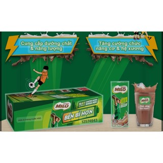 Sữa lúa mạch Milo có đường/ít đường 180ml