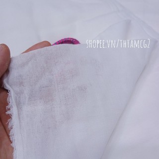 Vải May Khăn Gạc (Khăn Sữa / Khăn Mùng) Em Bé 100% Cotton