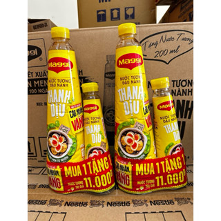 (Mua 1 Tặng 1) Nước Tương Maggi Thanh Dịu 700Ml Hương Thơm, Vị Dịu Ngọt Đặc Trưng, Bổ Sung I-Ốt