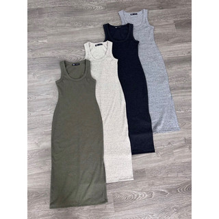 BEUCLOSET - Đầm thun sát nách form ôm