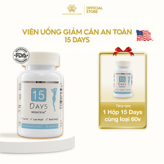 [Mua 1 tặng 1] Viên uống giảm cân, giảm mỡ bụng và giúp eo thon gọn 15 Days Nature Gift an toàn nhập khẩu Mỹ