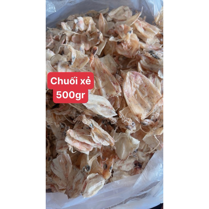 Mực chuối xẻ 500gr
