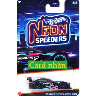 Xe mô hình Hot Wheels Neon Speeders '16 Mercedes-AMG GT3