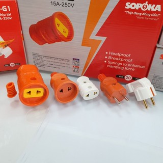 Các mẫu phích cắm điện dương âm chịu tải 3000W của SOPOKA