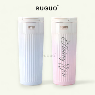  Bình Giữ Nhiệt Khắc Tên SEYGM NẮP GẬP 500ml Inox 304 