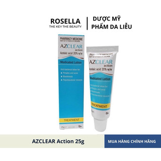 [CHÍNH HÃNG] AZCLEAR Action 25g- Kem giảm mụn, mờ thâm