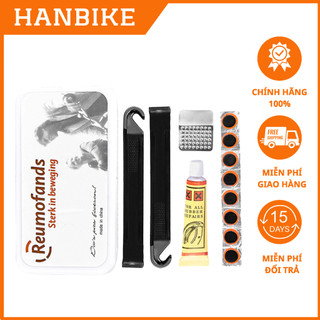 Bộ vá săm xe đạp xe máy nhỏ gọn 8 miếng vá tiện lợi mang theo khi đạp xe đầy đủ dụng cụ