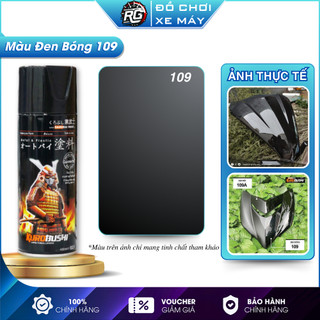 Sơn Samurai Màu Đen Bóng 30/109 Chuyên Dùng Cho Xe Máy, Sơn Xịt 400Ml