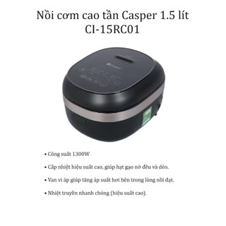 Nồi cơm cao tần casper 1.5 lít ci-15rc01