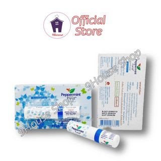01 Ống Hít Thông Mũi Chanh Bạc Hà PEPPERMINT Thái Lan (2 đầu) (3311)