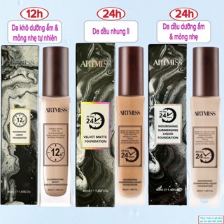 Kem Nền ARTMISS 40ml - Mỏng Nhẹ Lâu Trôi, Giữ Nền 12 Giờ, Kiềm Dầu 24 Giờ, Che Phủ Tối Ưu