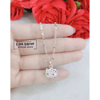DÂY CHUYỀN MẶT KITTY CHO BÉ GÁI - TRANG SỨC BẠC TRẺ CON