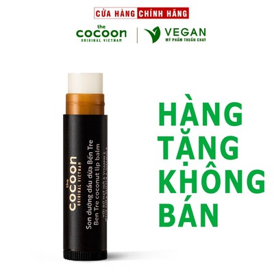 MEMBERGIFT [Hàng tặng không bán] - Son dưỡng môi dầu dừa bến tre the cocoon 5g