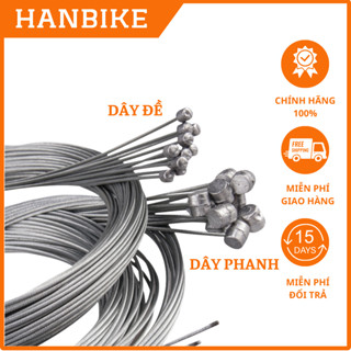 Dây phanh xe đạp thể thao, dây đề xe đạp mtb thép không gỉ dài 1.75m lắp được cho các dòng xe mtb phổ thông