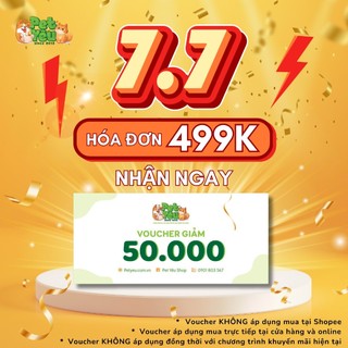 Hàng tặng không bán - Pet Yêu Shop - Voucher 50k