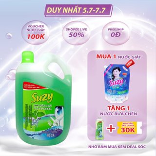 Nước rửa chén bát SUZY 4Kg -thành phần HỮU CƠ, chất lượng NHẬT BẢN