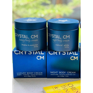 Combo kem dưỡng trắng da Crystal Chu Hằng